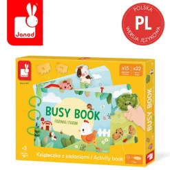 Książeczka z zadaniami Busy Book Farma 3+