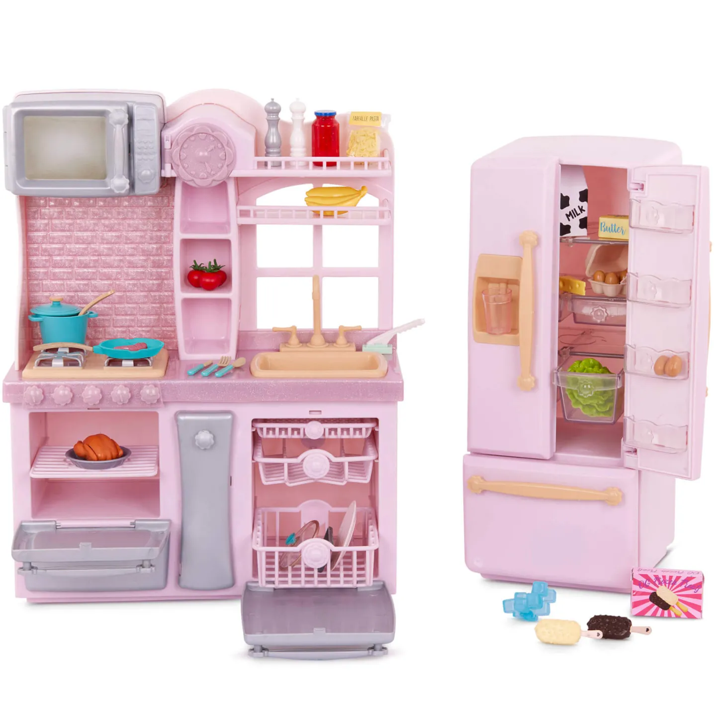 Kuchnia z wyposażeniem dla lalek - Gourmet Kitchen Set