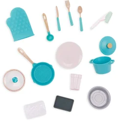 Kuchnia z wyposażeniem dla lalek - Gourmet Kitchen Set