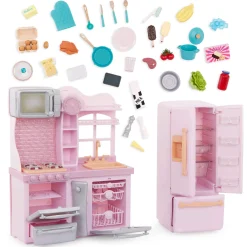 Kuchnia z wyposażeniem dla lalek - Gourmet Kitchen Set