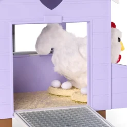 Kurnik z kurą znoszącą jajka, kurczątkiem i akcesoriami - Chicken Coop