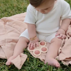 Kwiatek Press Toy - rose, blush, sand