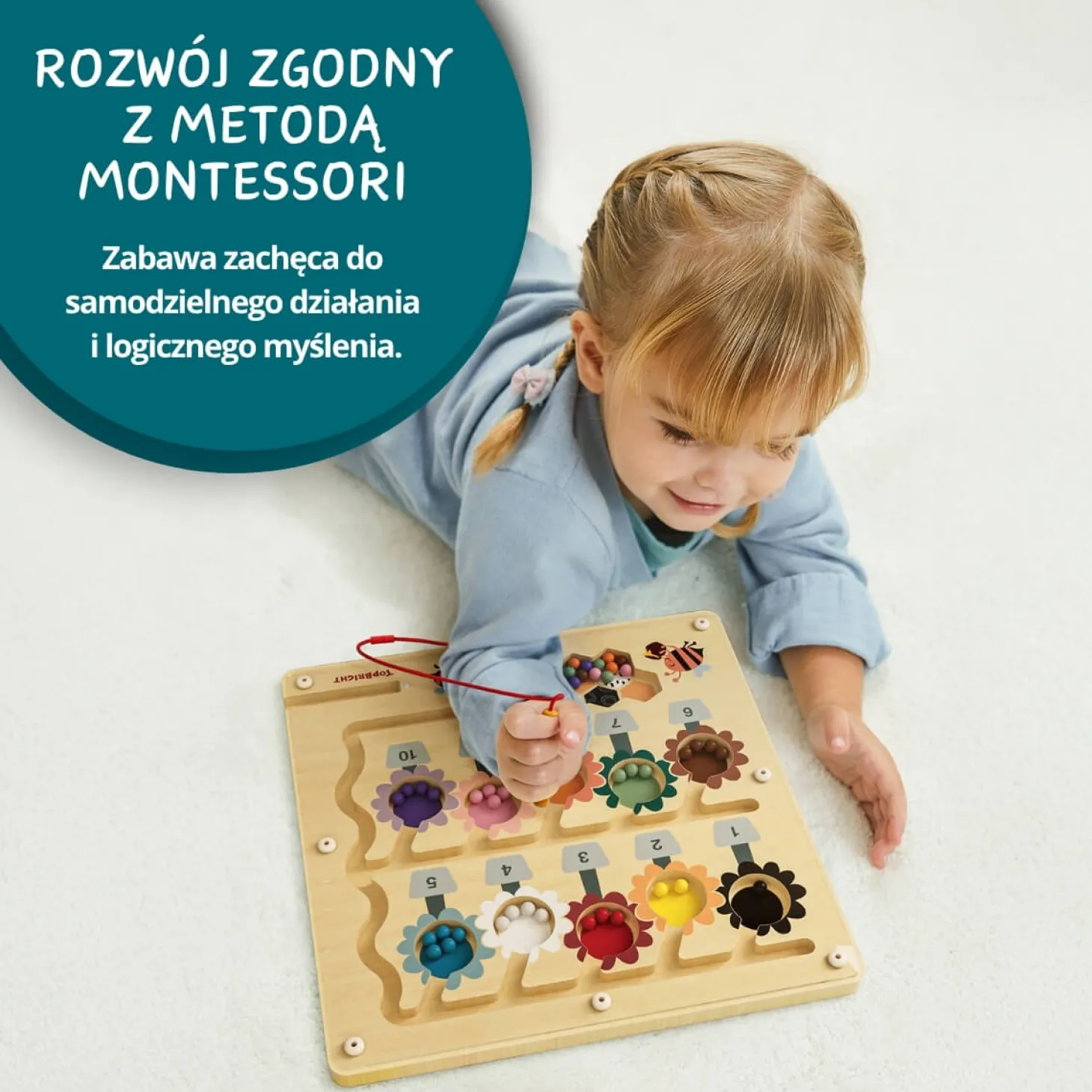 Labirynt magnetyczny Pracowita Pszczółka, 3+