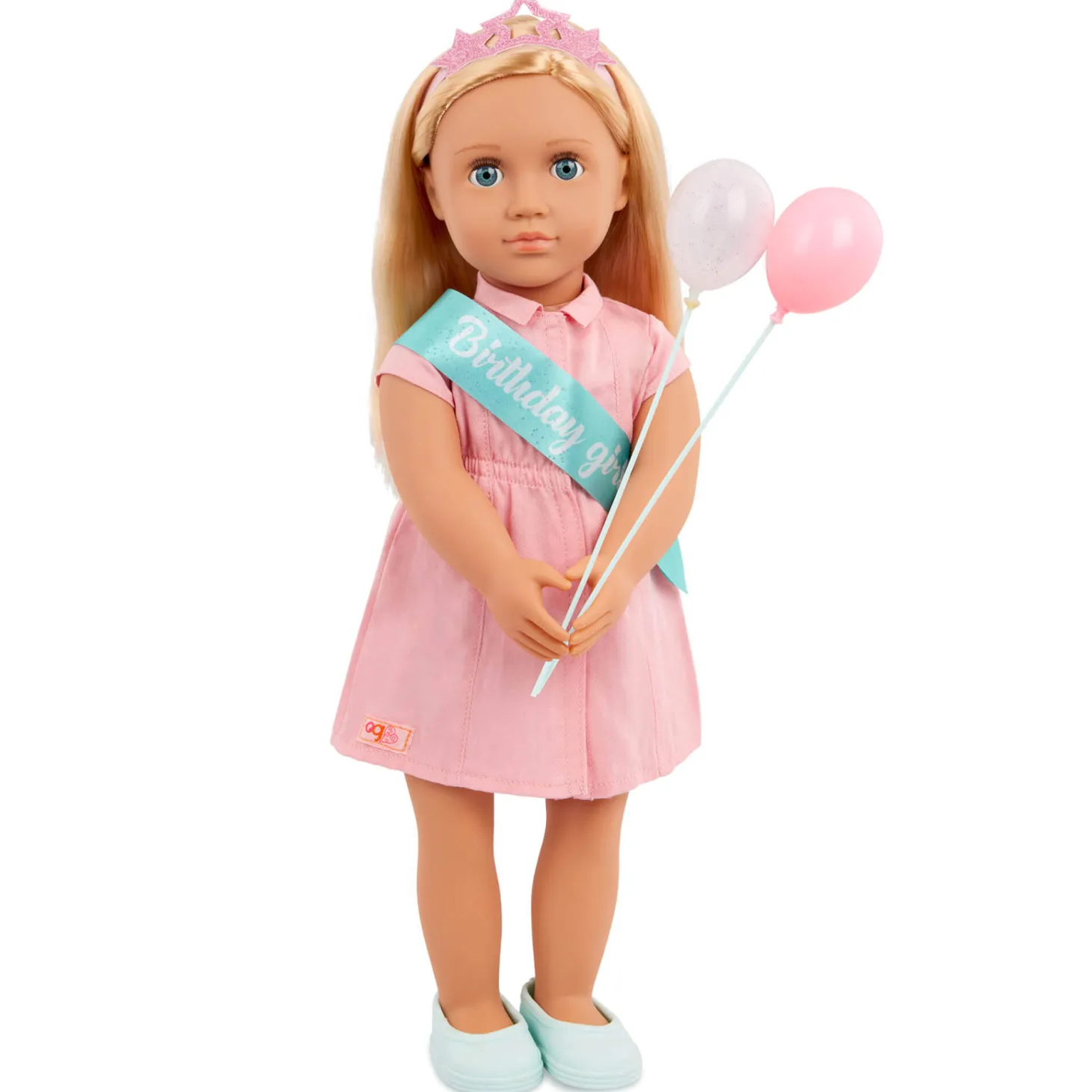 Lalka BRENNA 46cm - Blondynka z balonikami