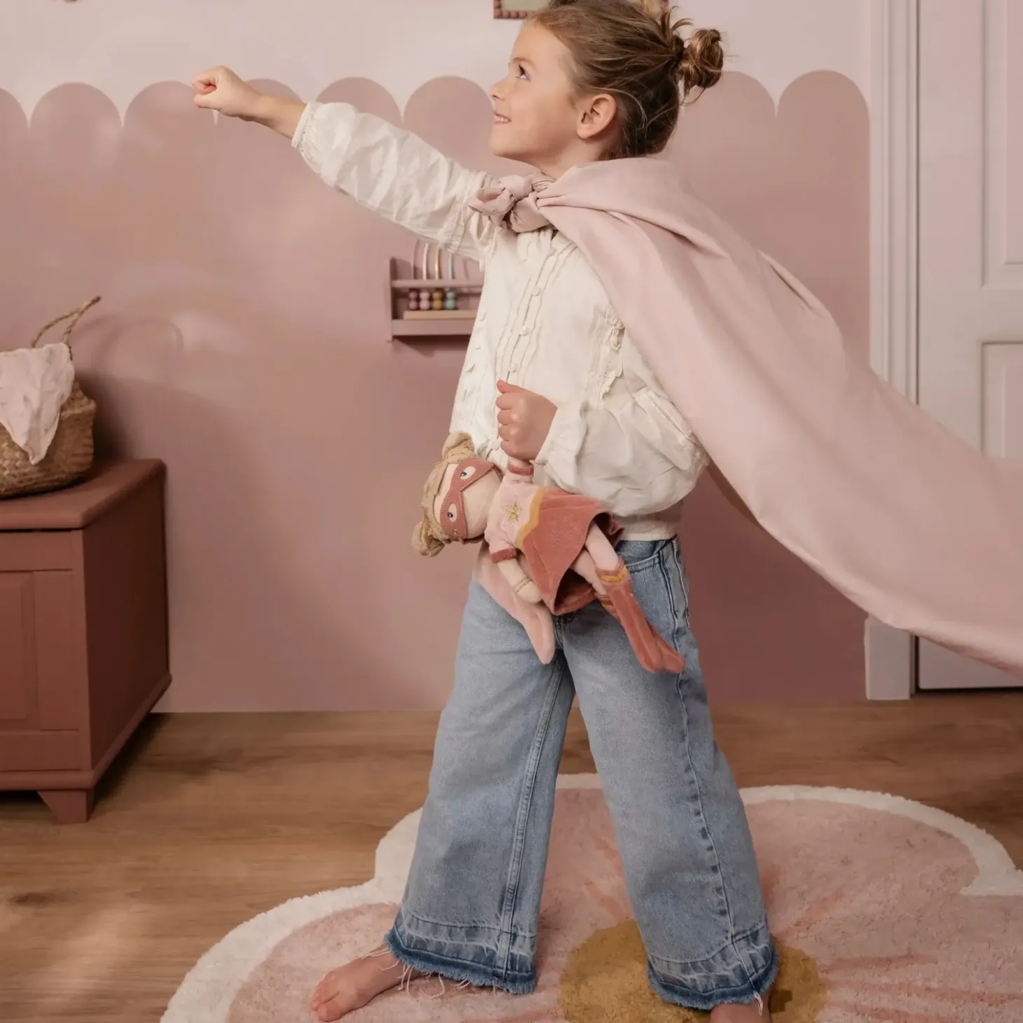 Lalka Supehero Rosa 35 cm