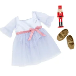 Lalka świąteczna 46cm CLARA z dziadkiem do orzechów