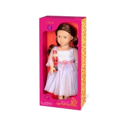 Lalka świąteczna 46cm CLARA z dziadkiem do orzechów