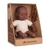 Lalka z miękkim brzuchem - Afryka 32cm