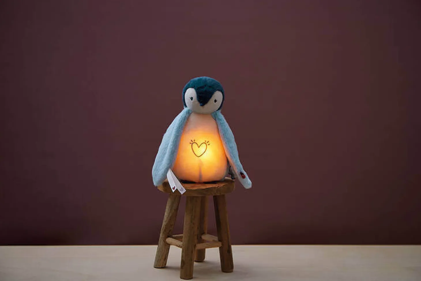 Lampka, przytulanka nocna - Pingwinek