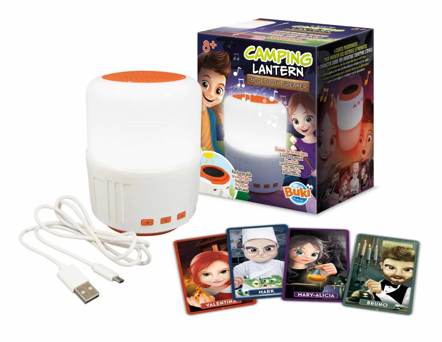 Lampka solarna - Latarka Bluetooth na kemping