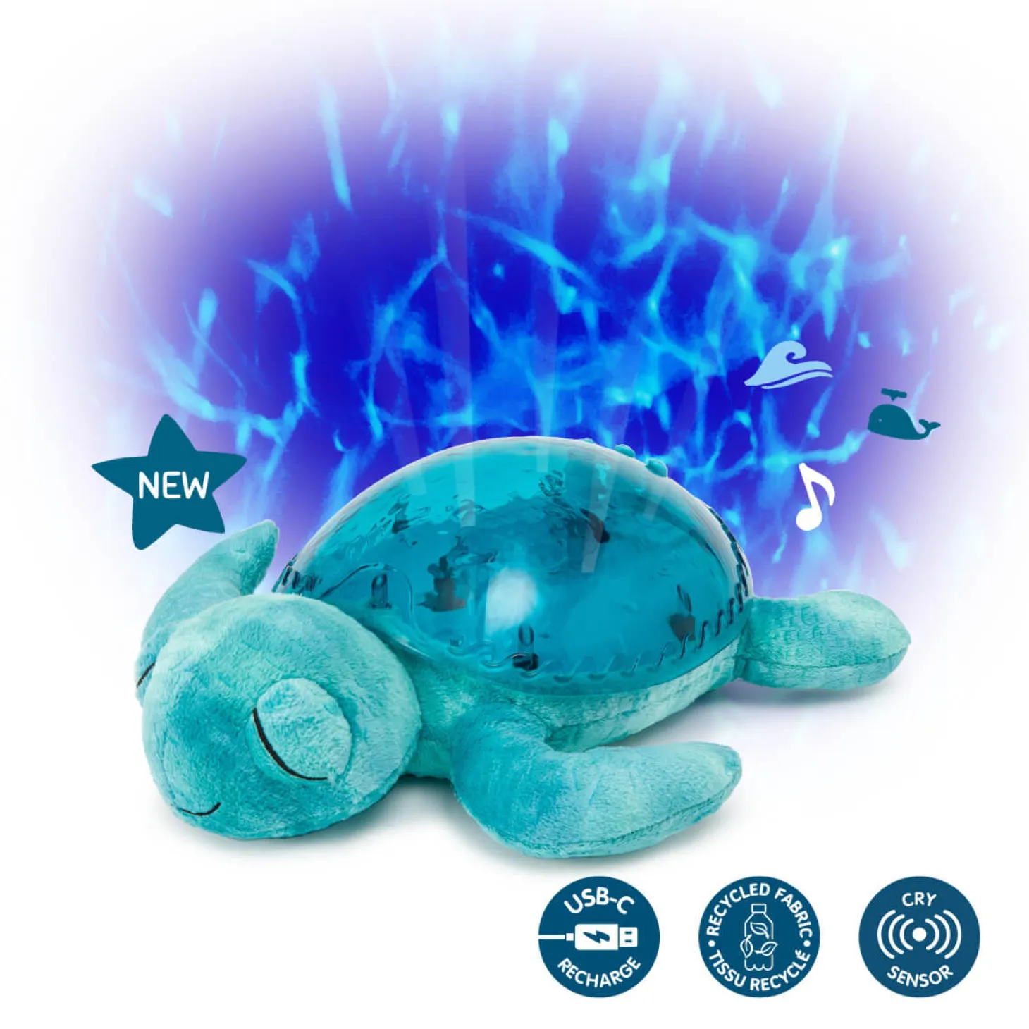 Lampka Tranquil Turtle Ocean Eco - żółw turkusowy