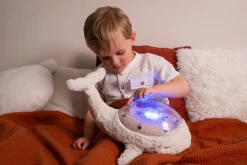 Lampka z projekcją świetlną - Wieloryb biały