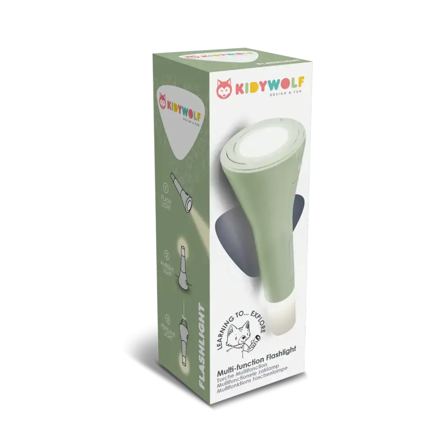 Latarka KIDYFLASHLIGHT - zielona