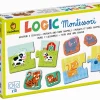 LOGIC Montessori - gra,układanka - ZWIERZĄTKA i ICH MAMY