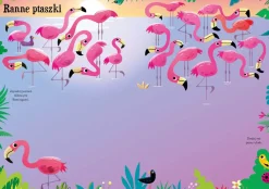 Lubię naklejać. Flamingi