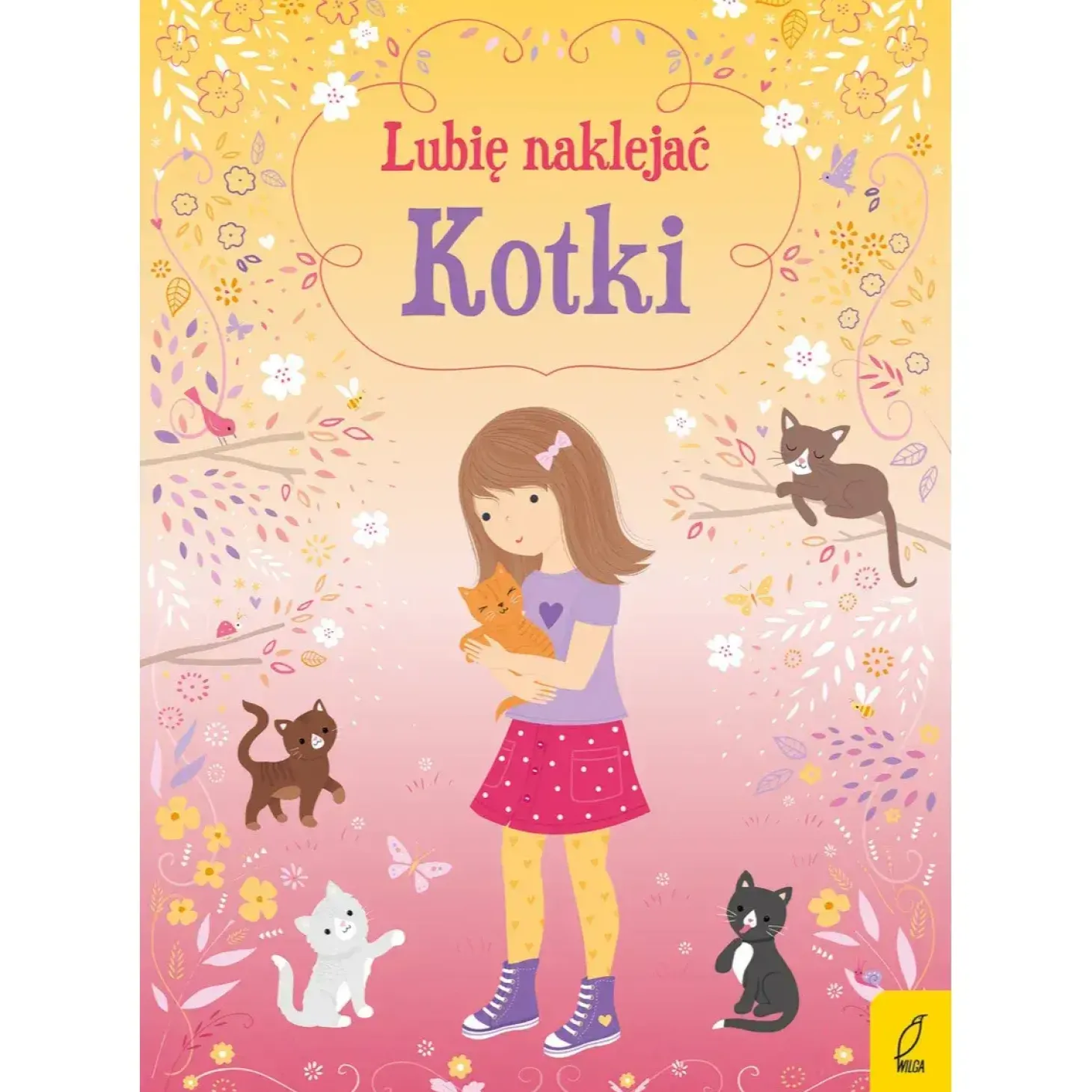 Lubię naklejać. Kotki