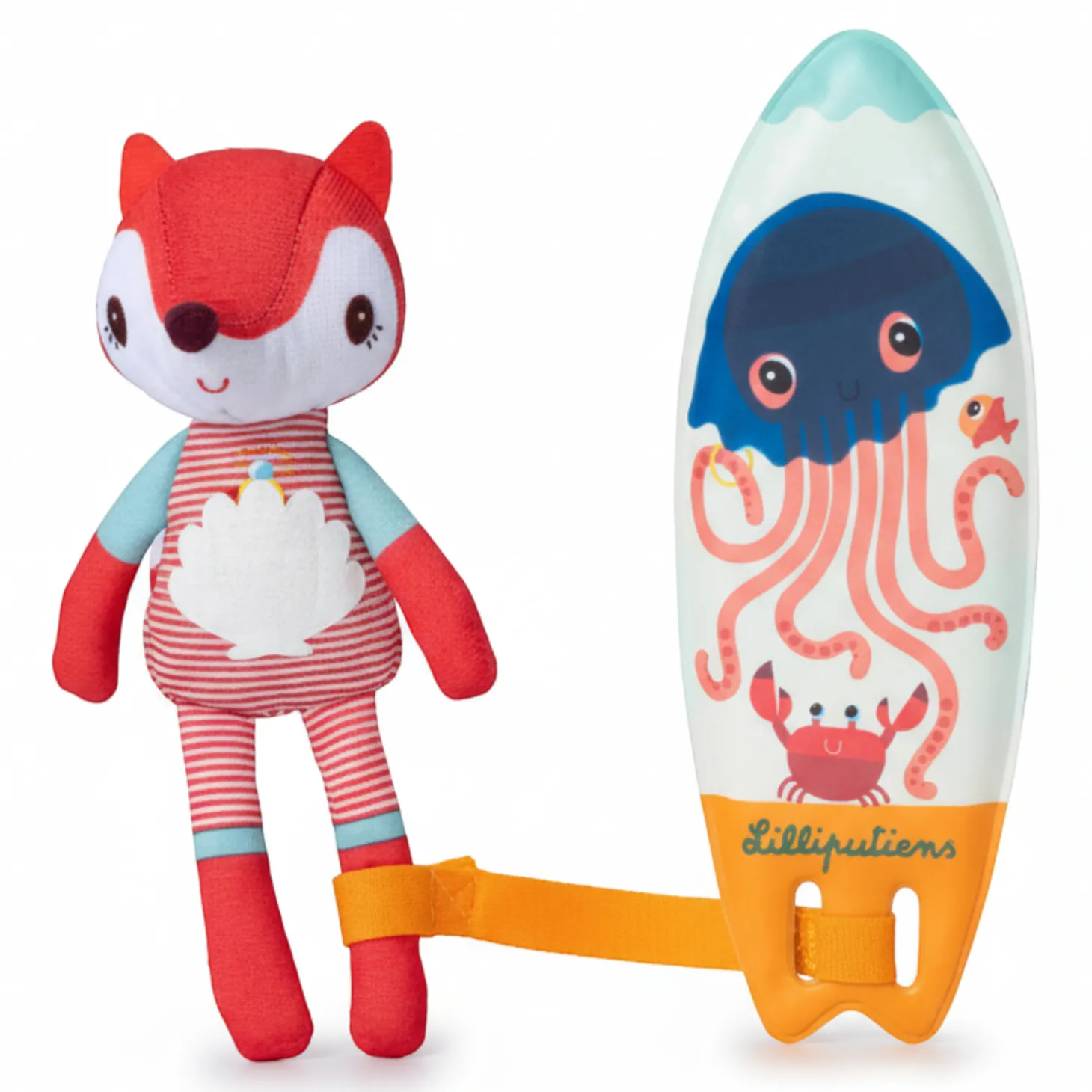 Magiczna przytulanka do kąpieli surfer Lisiczka Alice 12 m+