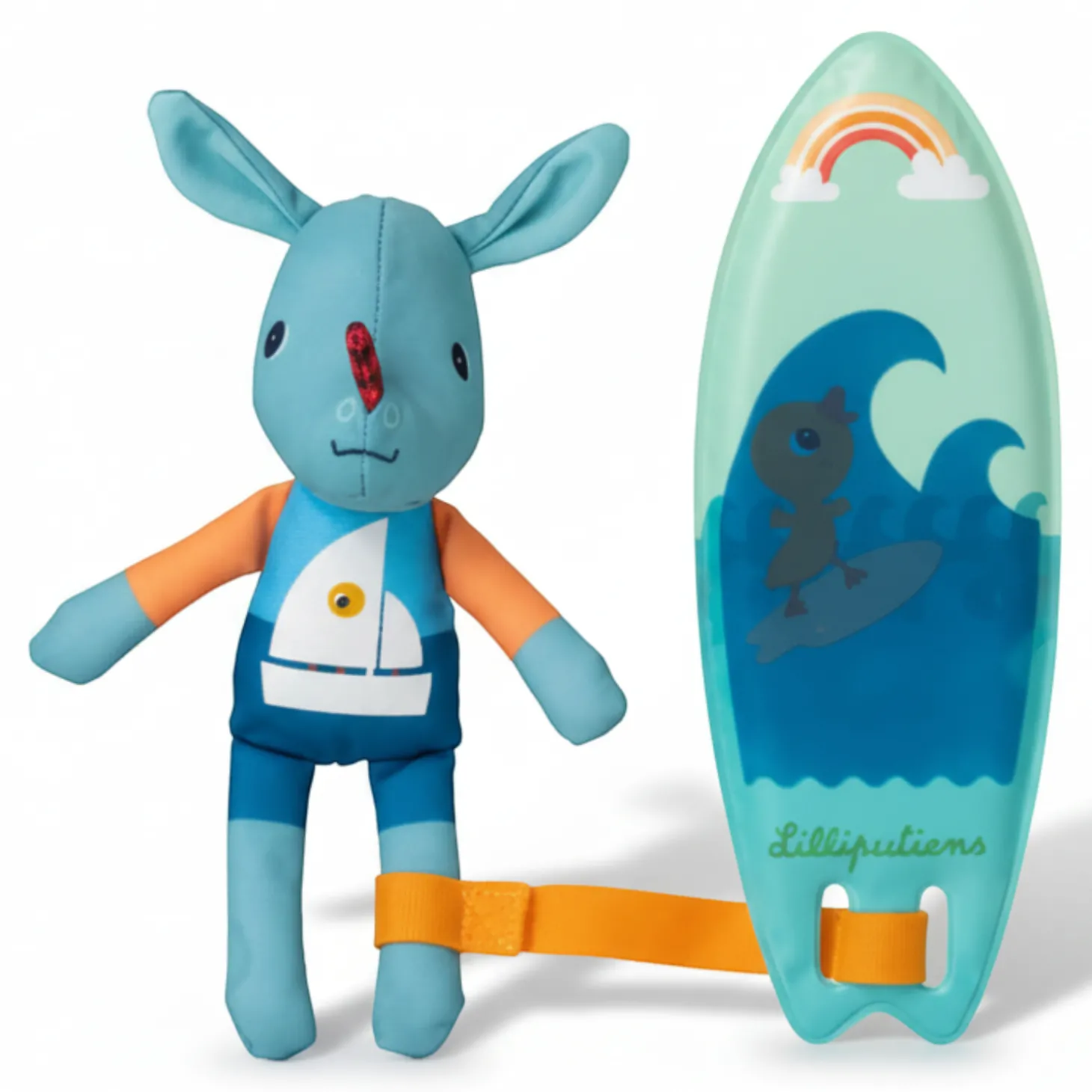 Magiczna przytulanka do kąpieli surfer Smok Joe 12 m+