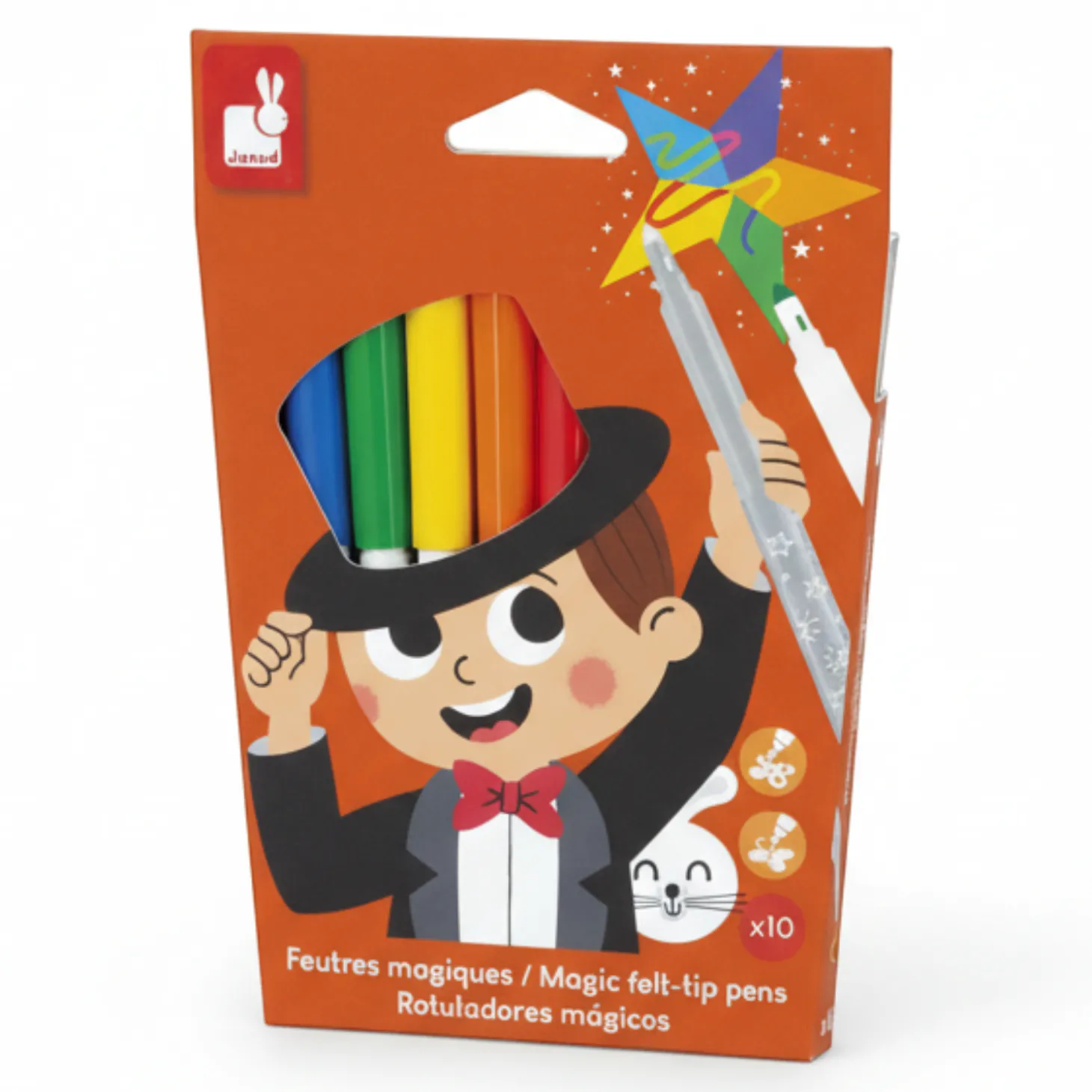 Magiczne flamastry zmieniające kolor 10 kolorów 3+