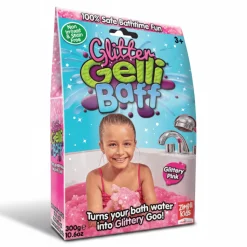 Magiczny proszek do kąpieli Gelli Baff Glitter - różowy, 300 g