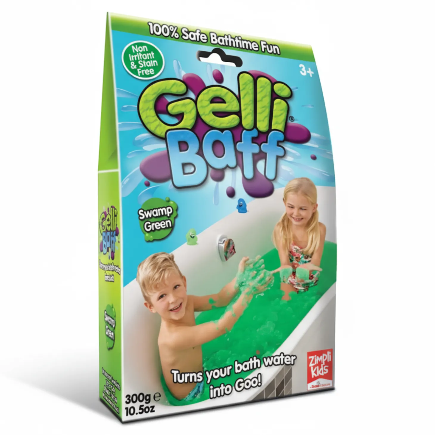 Magiczny proszek do kąpieli Gelli Baff - zielony, 1 użycie