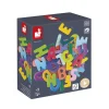 Magnesy drewniane Alfabet 52 szt. 3+