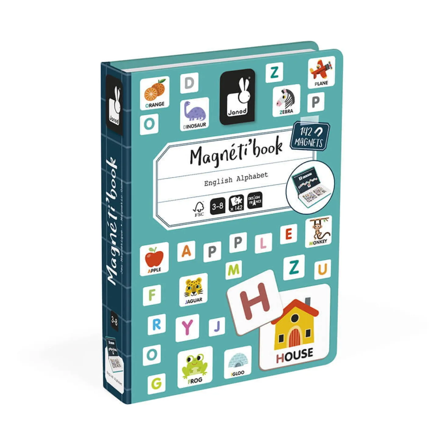 Magnetyczna układanka Alfabet Magnetibook