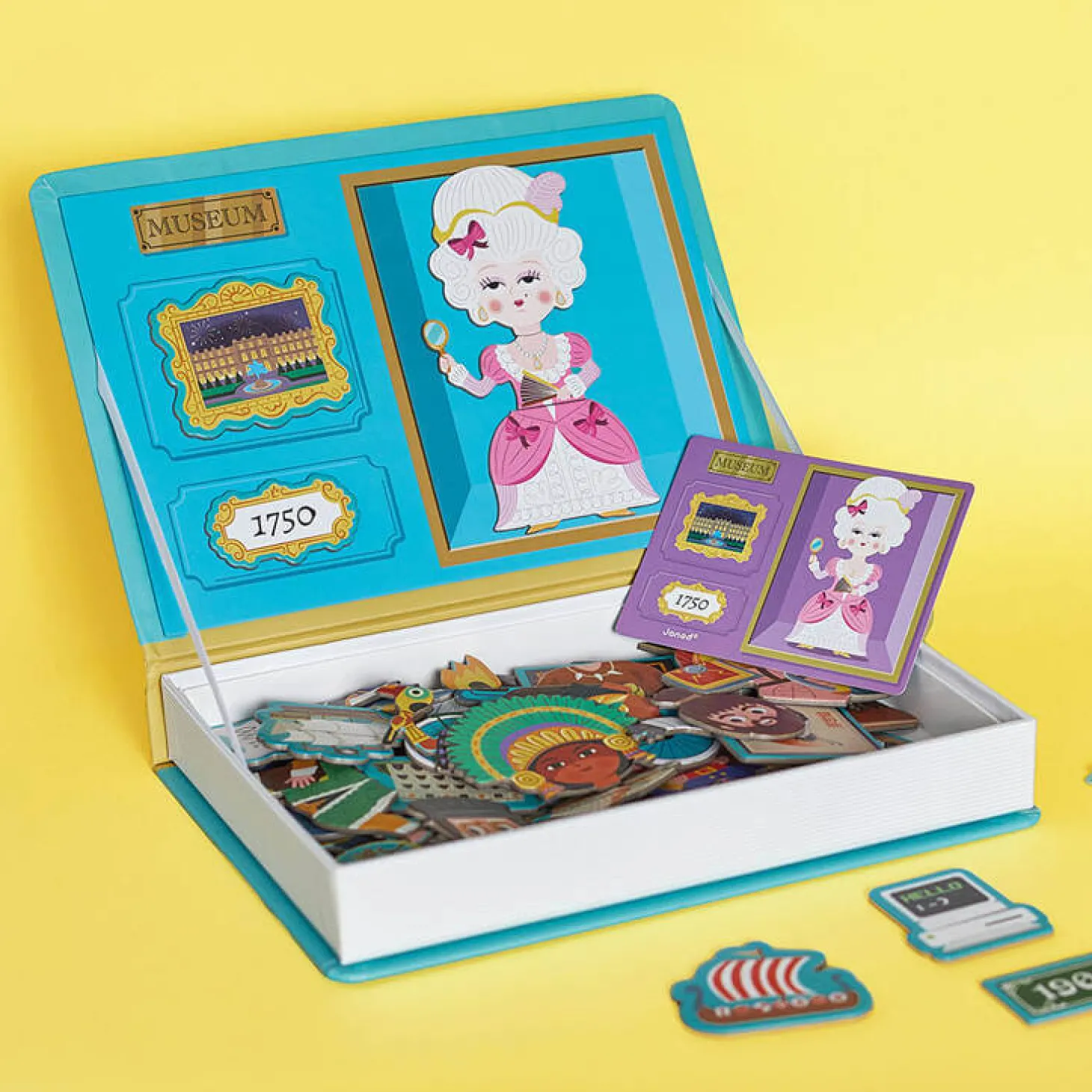 Magnetyczna układanka Historia Magnetibook