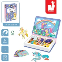 Magnetyczna układanka Jednorożec Magnetibook