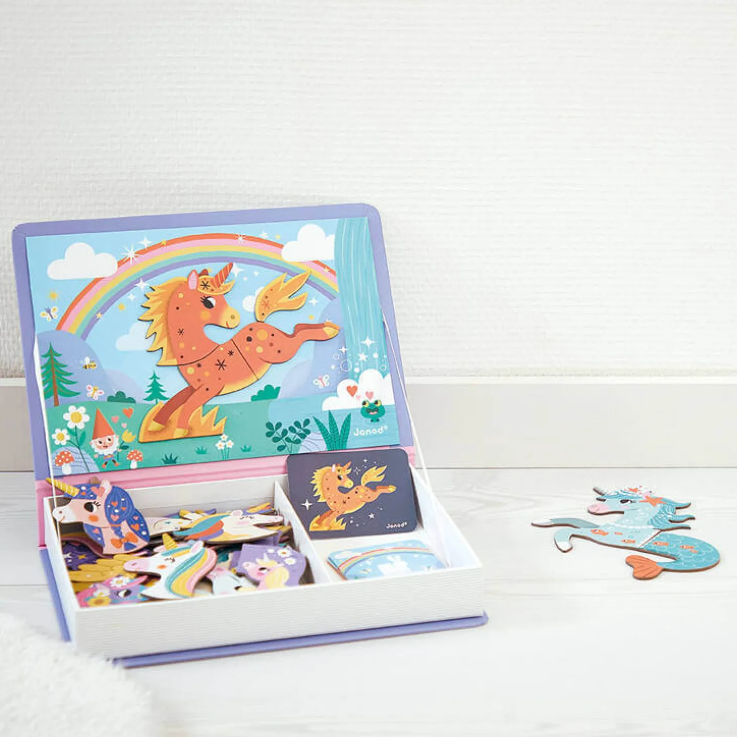 Magnetyczna układanka Jednorożec Magnetibook