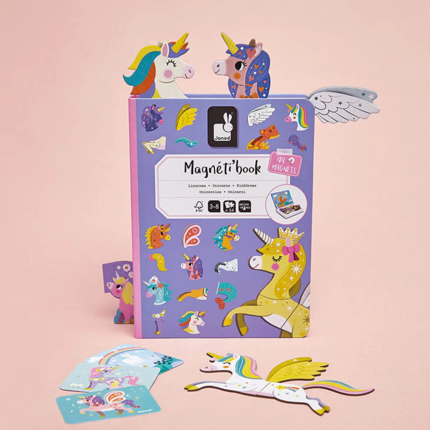 Magnetyczna układanka Jednorożec Magnetibook
