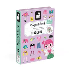 Magnetyczna układanka Kostiumy Dziewczynka Magnetibook