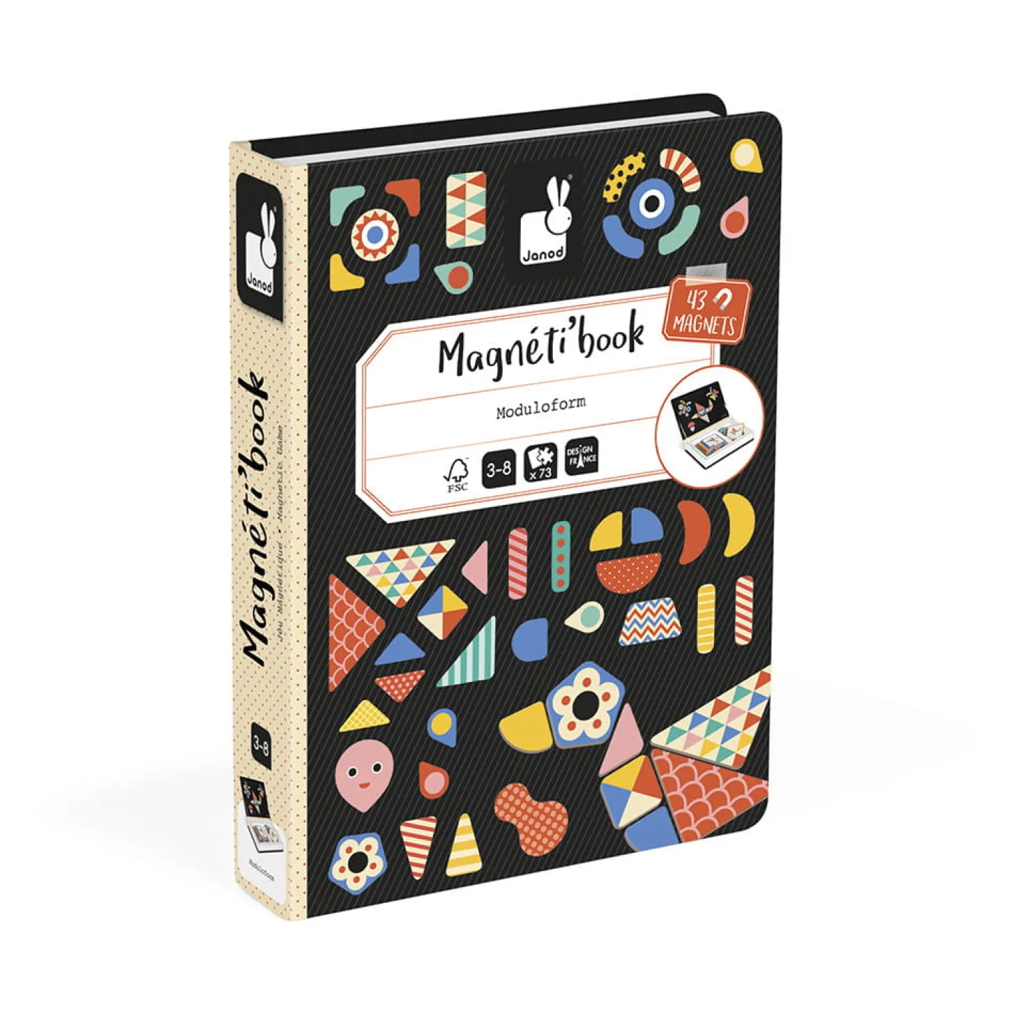 Magnetyczna układanka Kształty Magnetibook