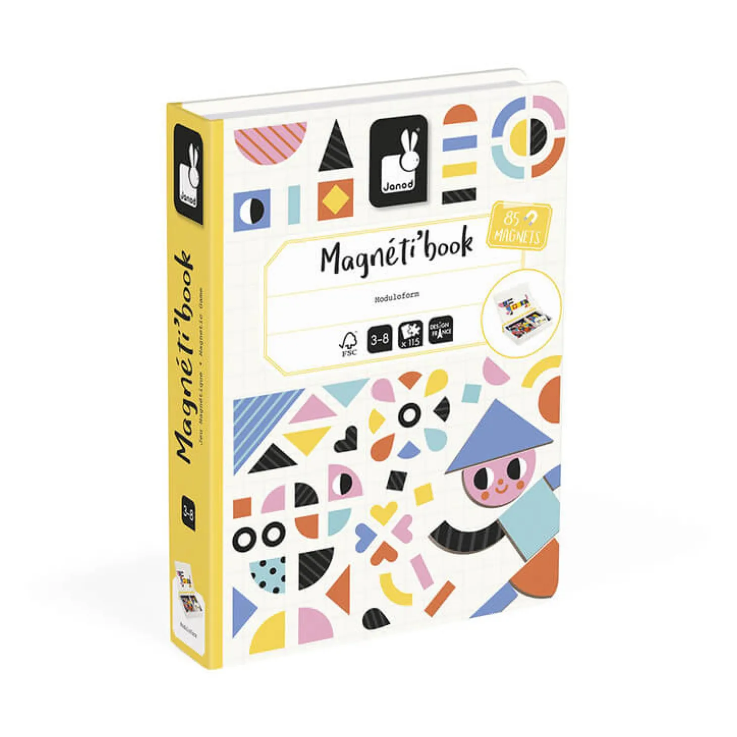 Magnetyczna układanka Kształty Magnetibook 3+