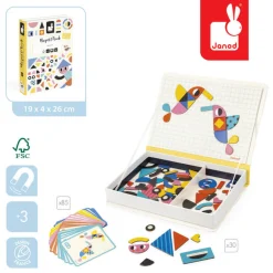 Magnetyczna układanka Kształty Magnetibook 3+