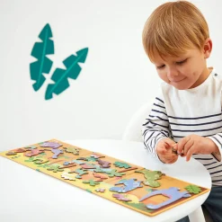Magnetyczna układanka Magneti'stories Dinozaury 3+