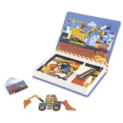 Magnetyczna układanka Plac budowy Magnetibook