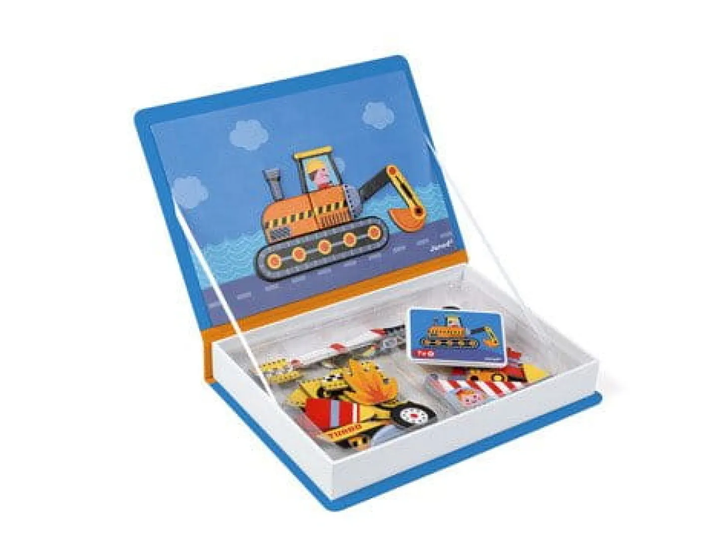 Magnetyczna układanka Pojazdy Magnetibook