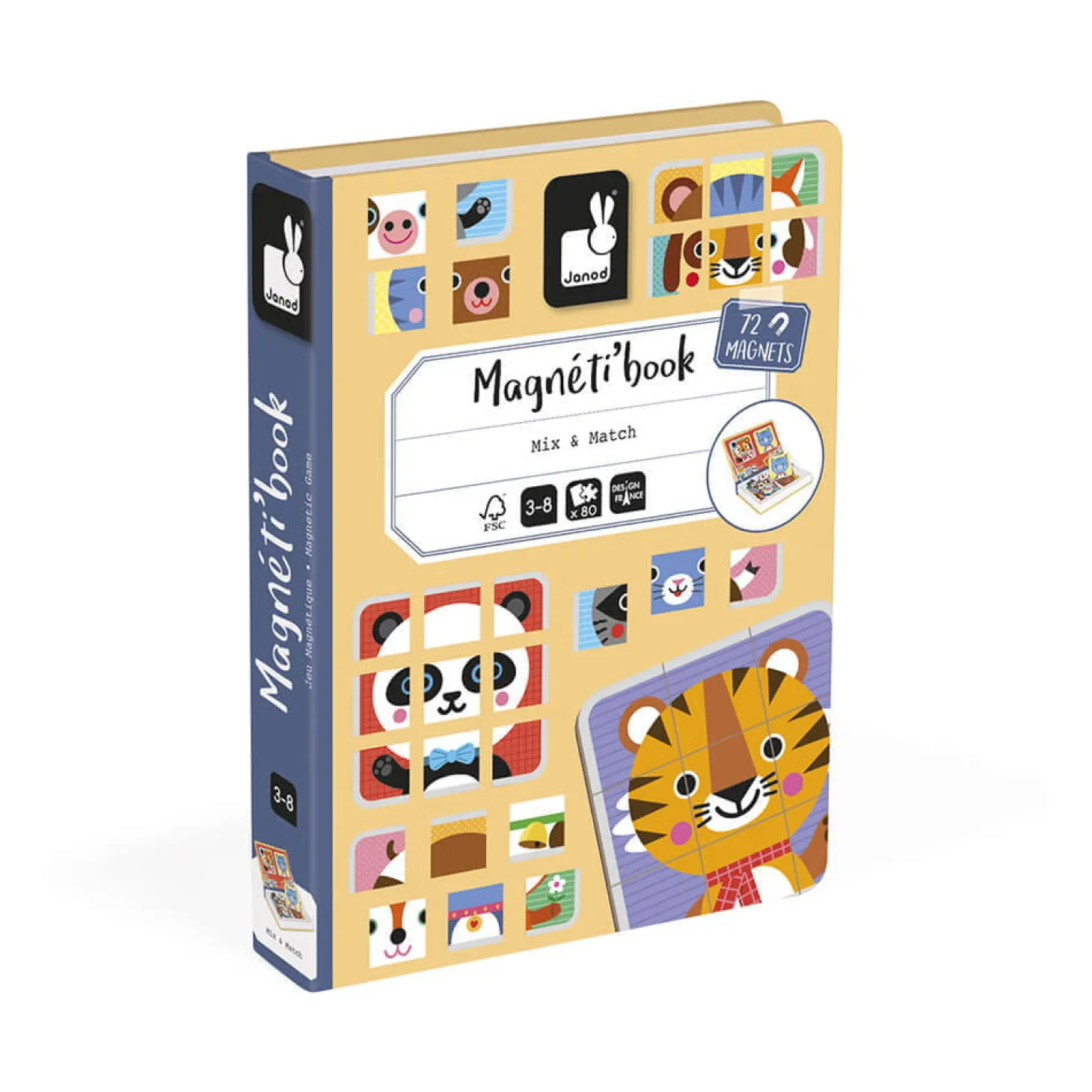 Magnetyczna układanka Puzzle zwierzątka Magnetibook