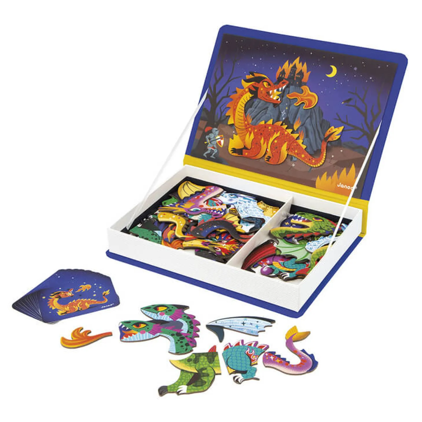 Magnetyczna układanka Smoki Magnetibook