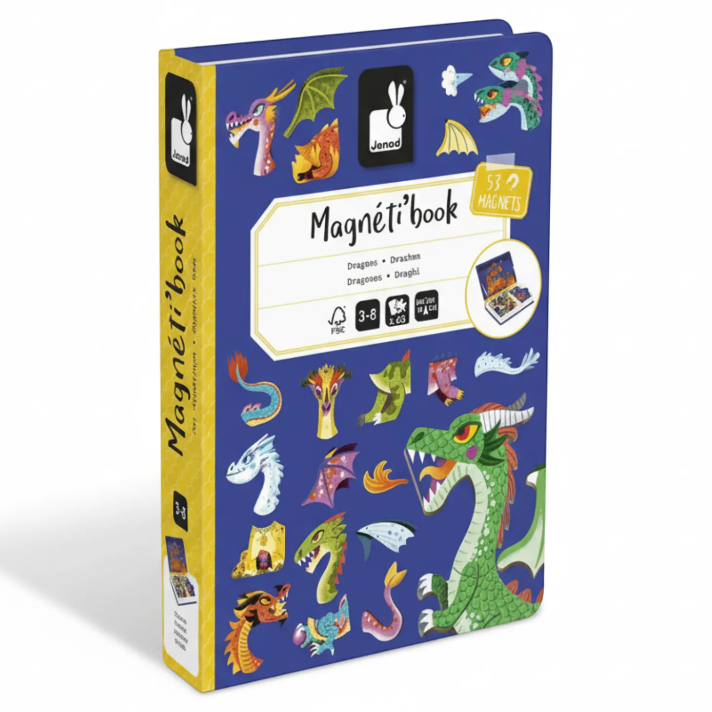 Magnetyczna układanka Smoki Magnetibook
