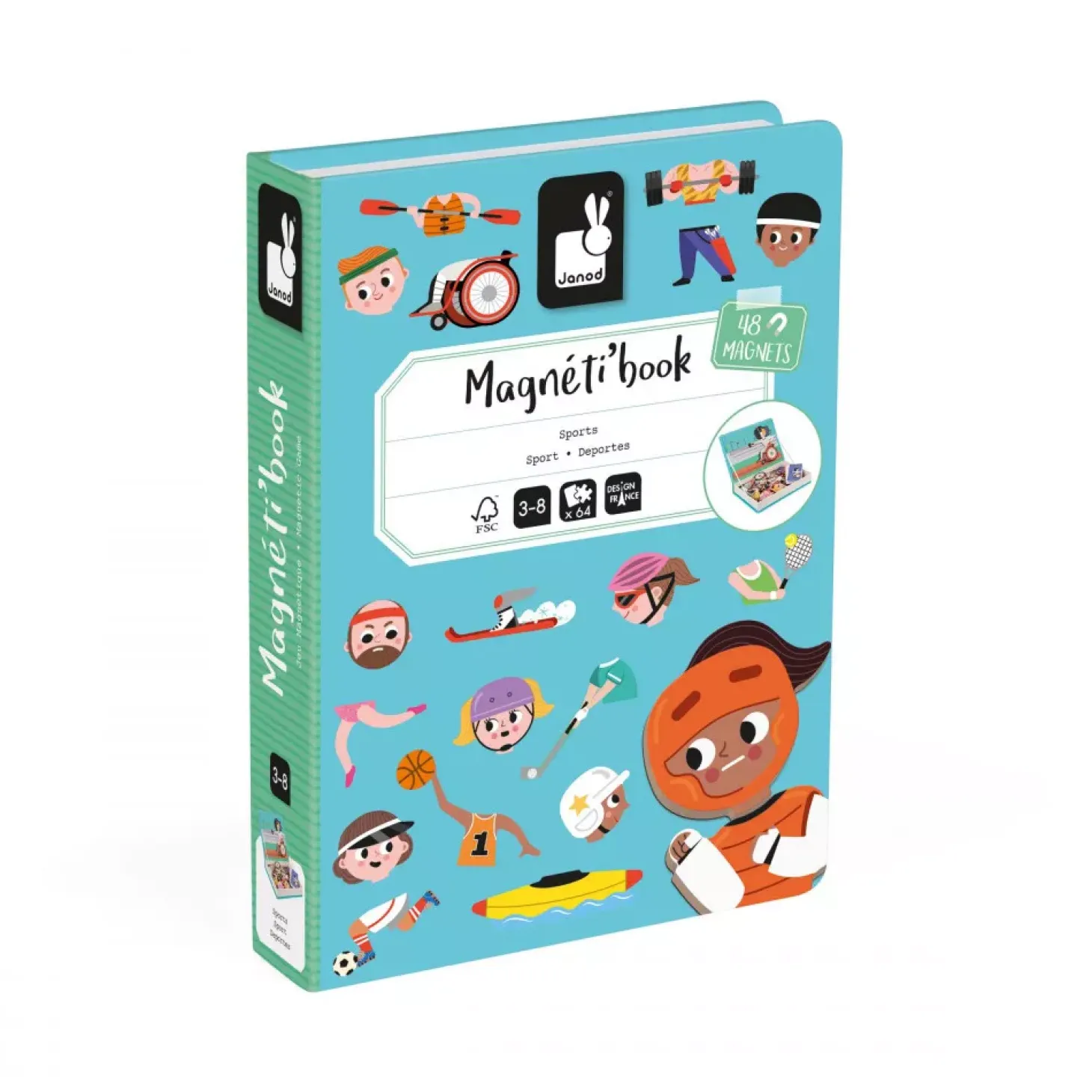 Magnetyczna układanka Sport Magnetibook