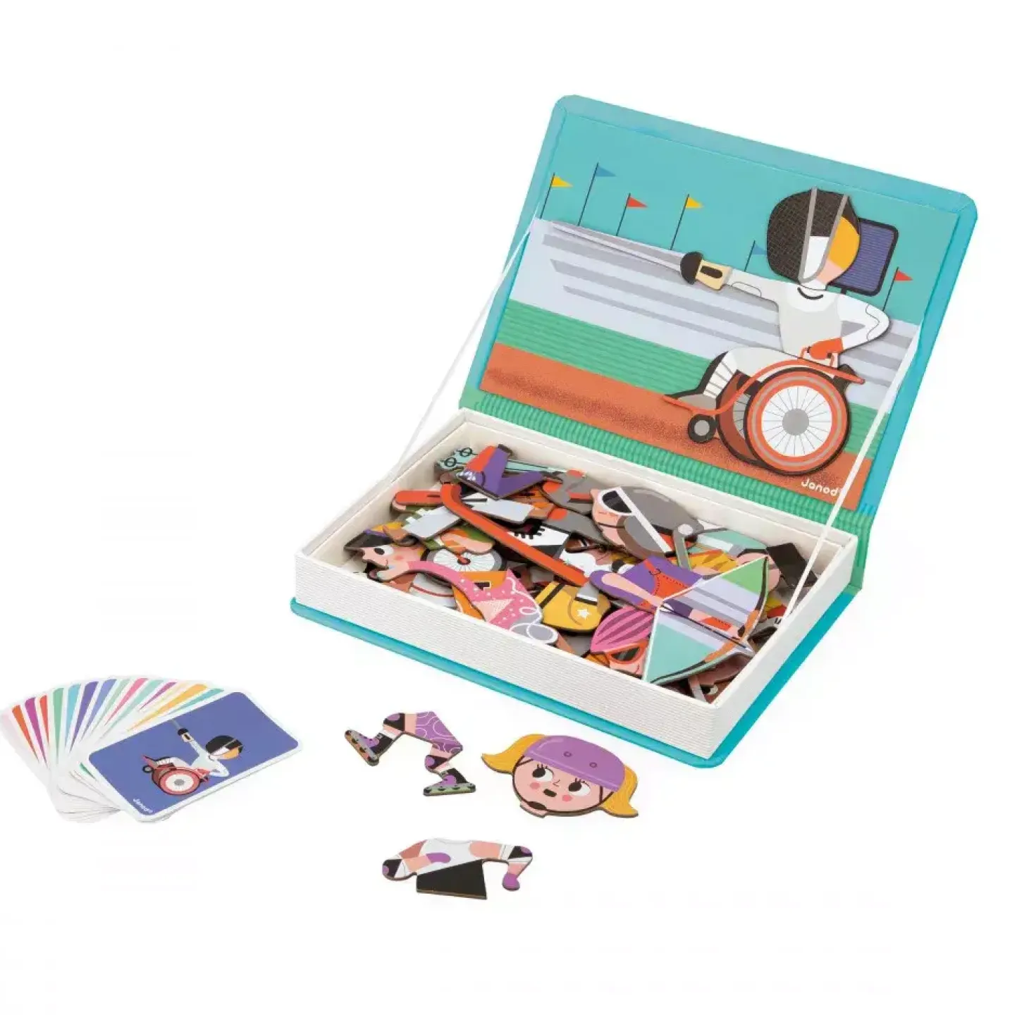 Magnetyczna układanka Sport Magnetibook