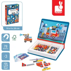 Magnetyczna układanka Straż pożarna Magnetibook