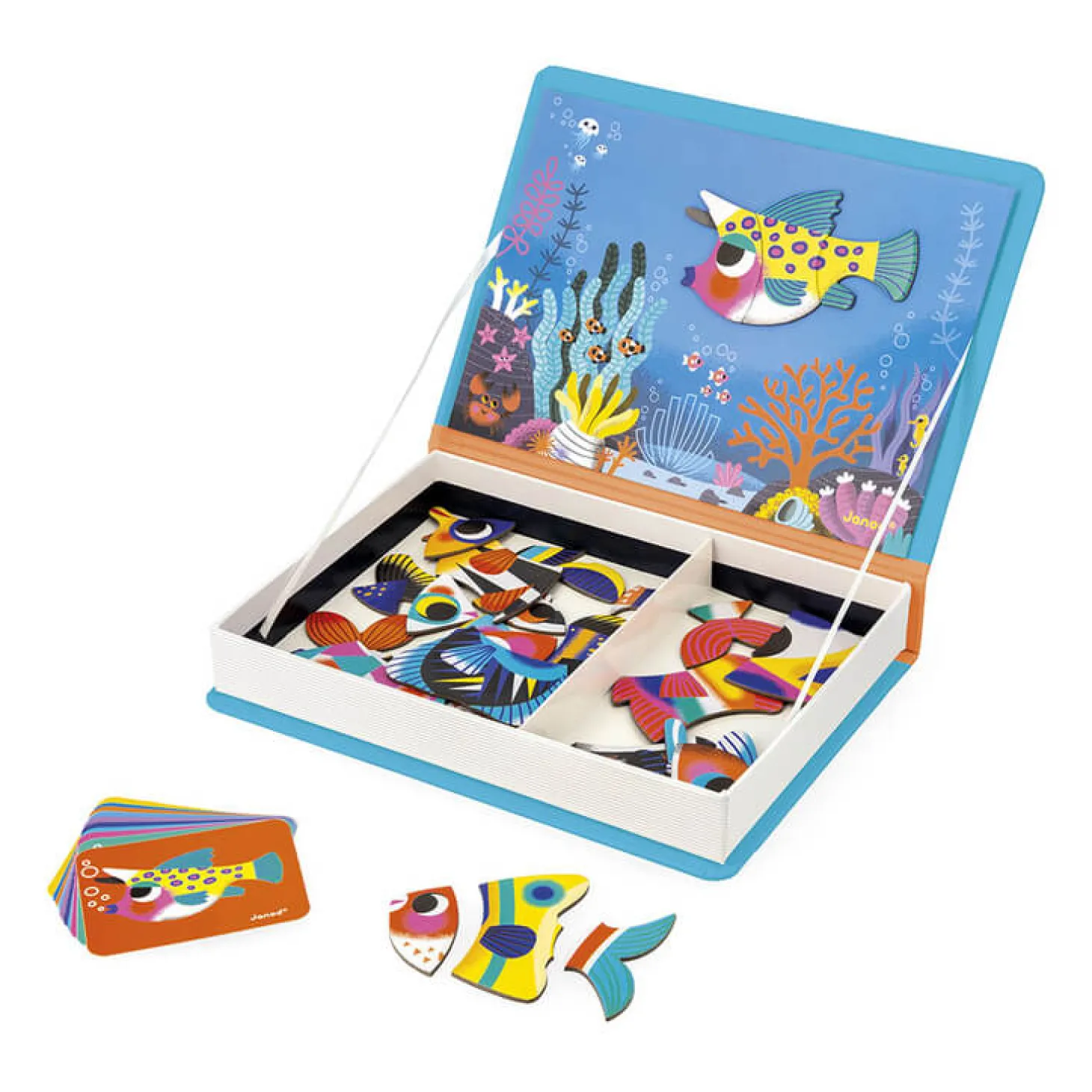 Magnetyczna układanka Tropikalne ryby Magnetibook 3+