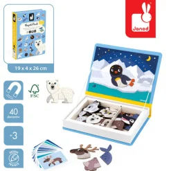 Magnetyczna układanka Zwierzęta polarne Magnetibook