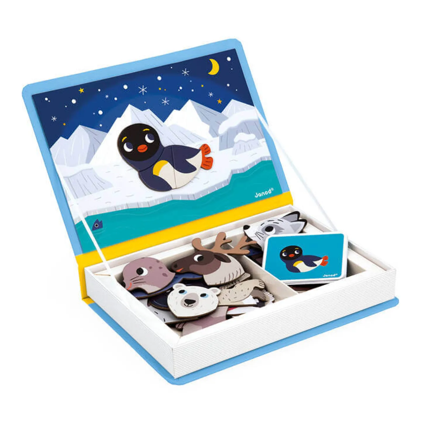 Magnetyczna układanka Zwierzęta polarne Magnetibook