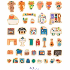 Magnetyczne puzzle DOMEK KOTKÓW