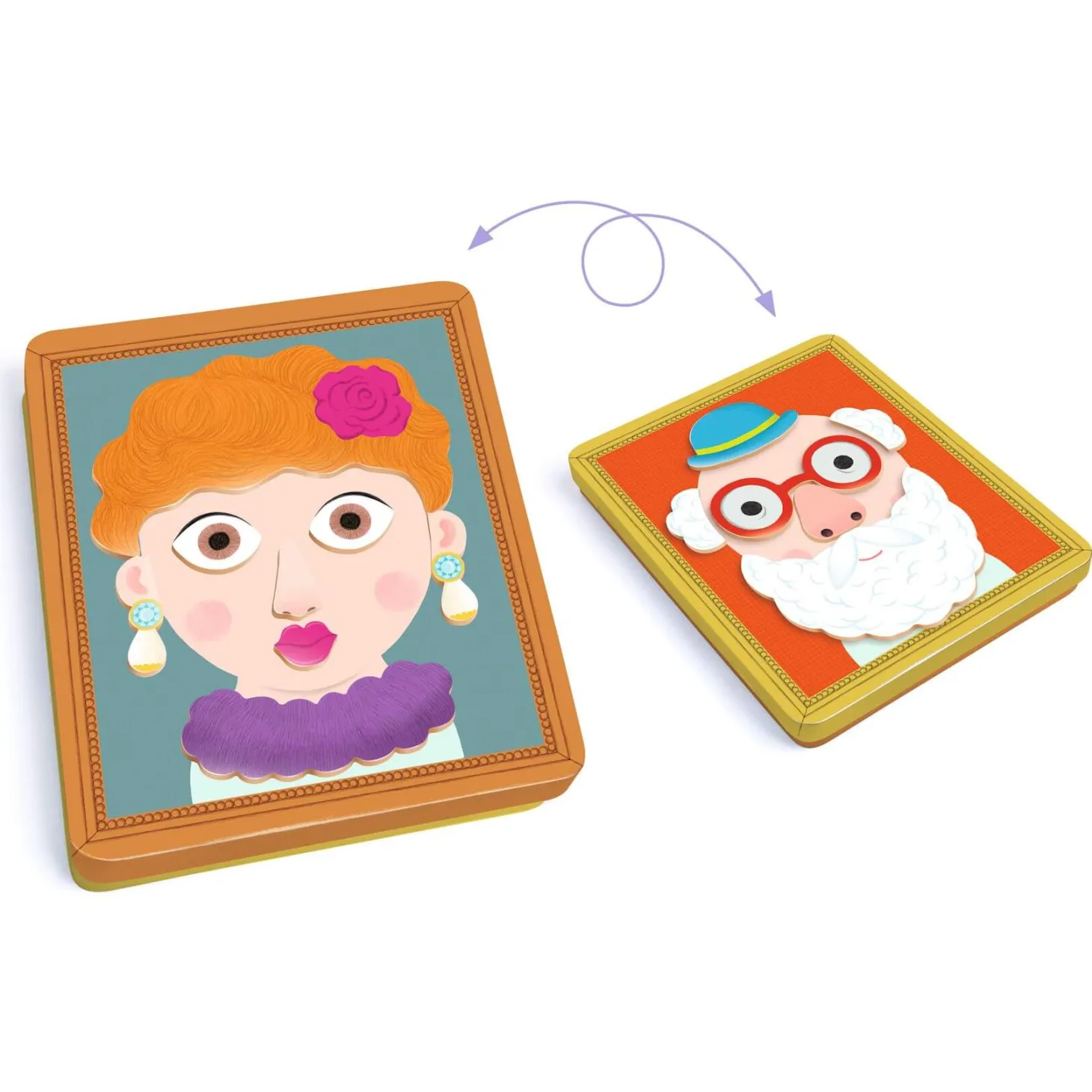 Magnetyczne puzzle Inzebox PORTRETY
