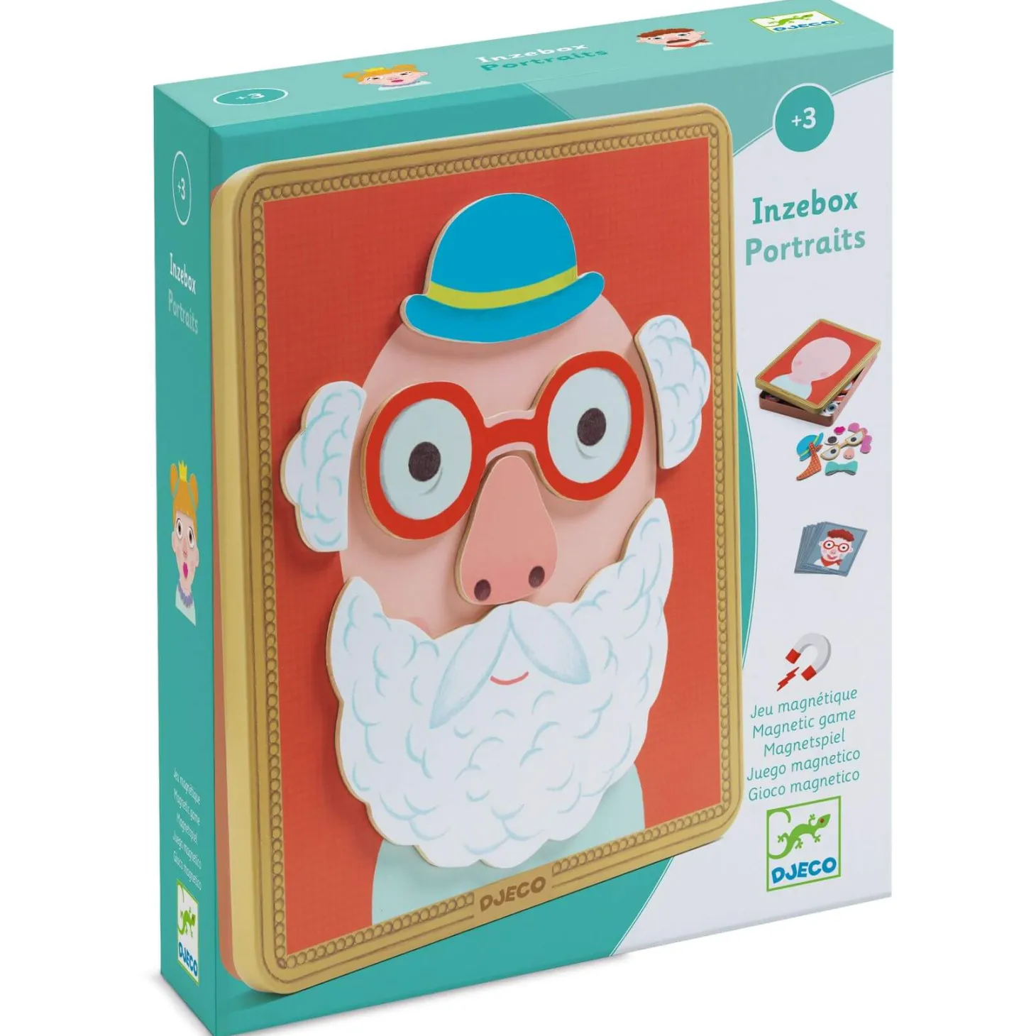 Magnetyczne puzzle Inzebox PORTRETY